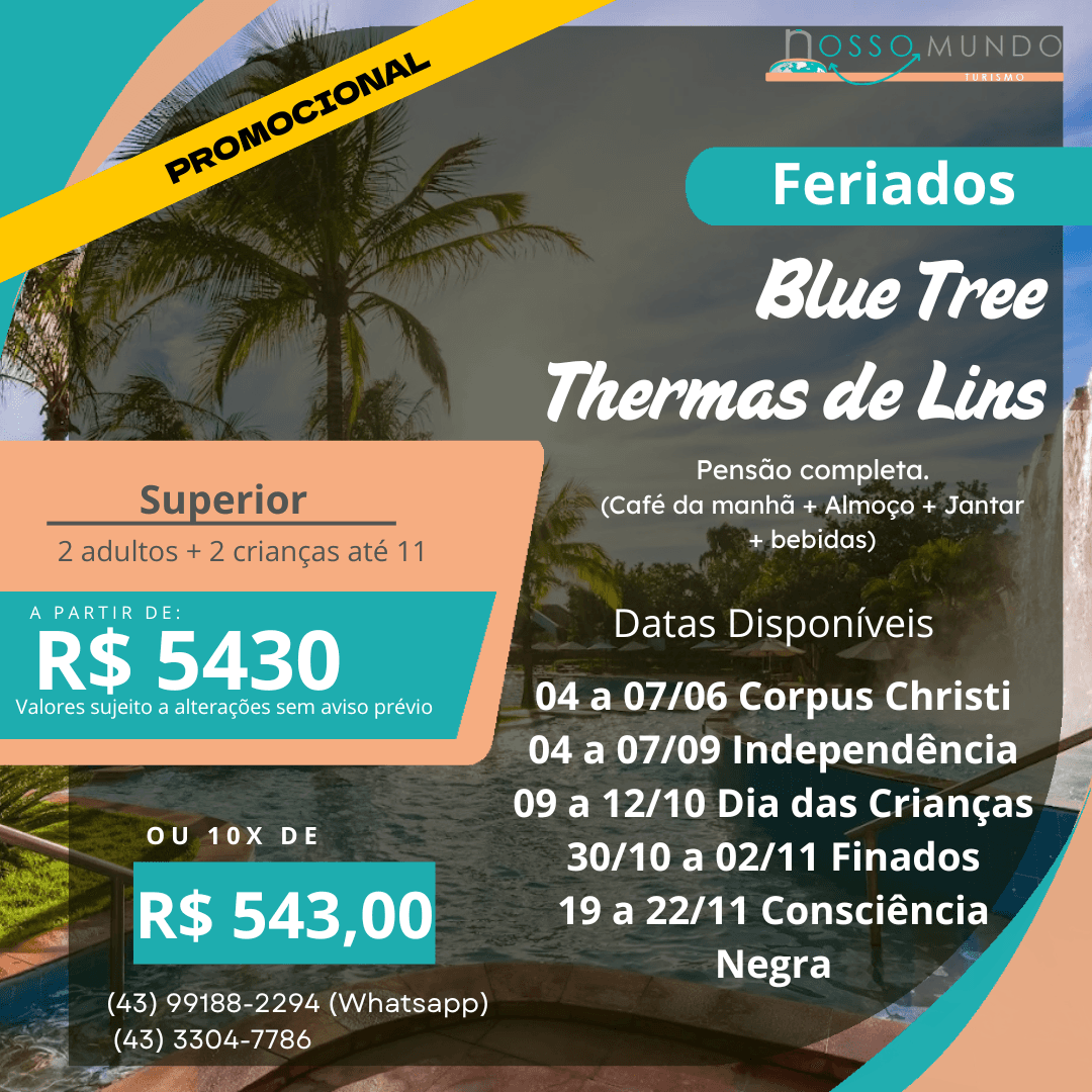 BLUE TREE THERMAS DE LINS