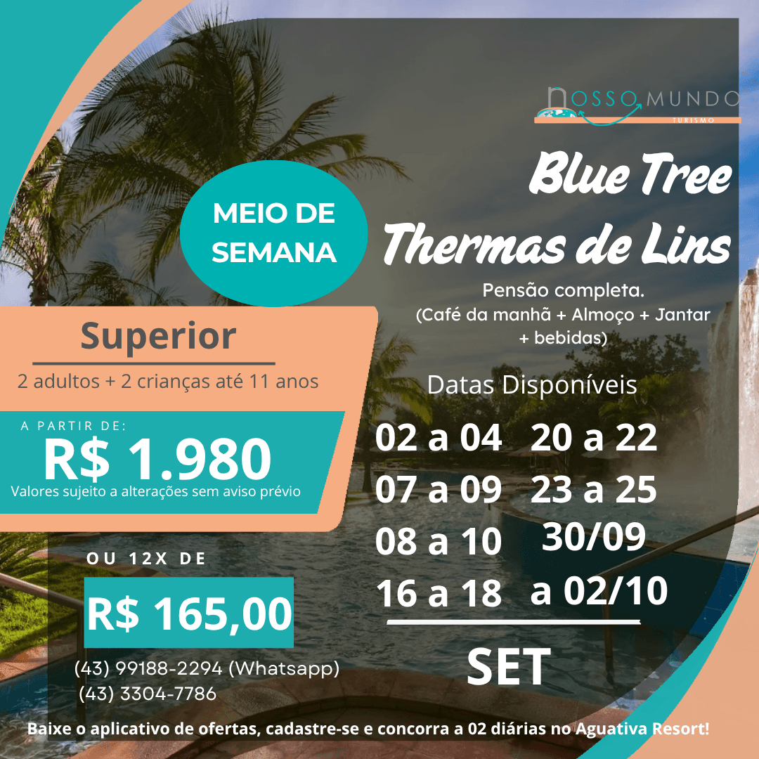 BLUE TREE THERMAS DE LINS